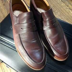 Samuel Hubbard Classic Dark Brown Leather Loafers